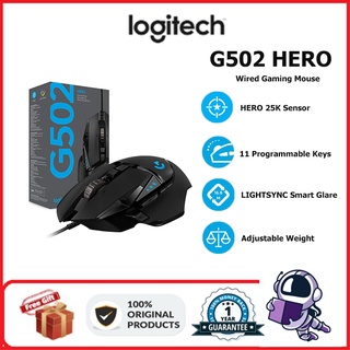 Logitech G502 HERO เมาส์เกมมิ่ง 12000DPI 11 ปุ่มโปรแกรม