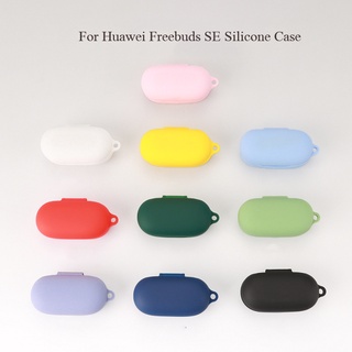 Huawei Freebuds SE เคสซิลิโคนเหลว หูฟังไร้สาย นิ่ม ป้องกันการตก ป้องกัน โคฟ พร้อมคาราบิเนอร์