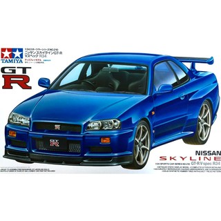 โมเดลรถยนต์ TAMIYA Nissan Skyline GT-R V-spec (r34) 1/24