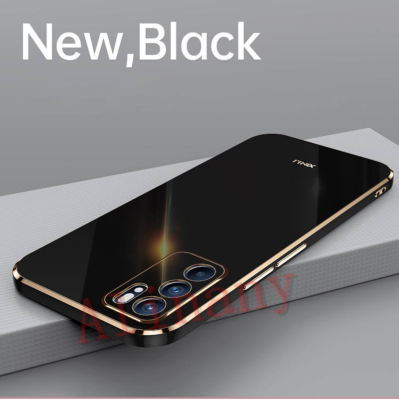 กรณี OPPO Reno6 Z 5G ฝาครอบเคส Shockproof Soft TPU Electroplating Phone Casing OPPO Reno6 6Z 5G Reno