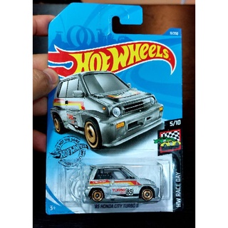 Hotwheels 85 Honda City Tubro II 1:64 Die-cast ของใหม่