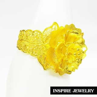 Inspire Jewelry ,กำไลลายดอกไม้ฉลุลาย