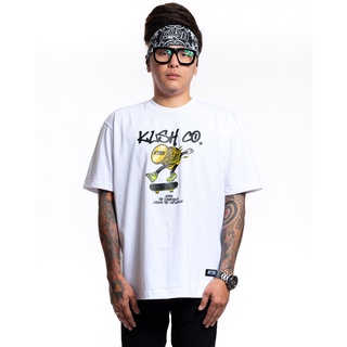 KUSH Co. KEEP เจียร (สีขาว) เสื้อยืดคลาสสิกTshirtregalo ?N,