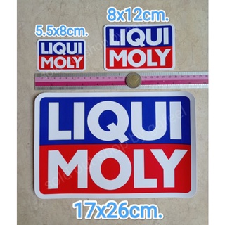 สติ๊กเกอร์แต่งรถ LIQUI MOLY ลิควิด โมลี มี3ขนาดให้เลือก