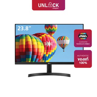 LG จอมอนิเตอร์ LED MONITOR (24MK600M-B) 23.8"/1920x1080/16:9/75Hz/FreeSync/250cd/m2/5ms/IPS/HDMI - Warranty 3Y