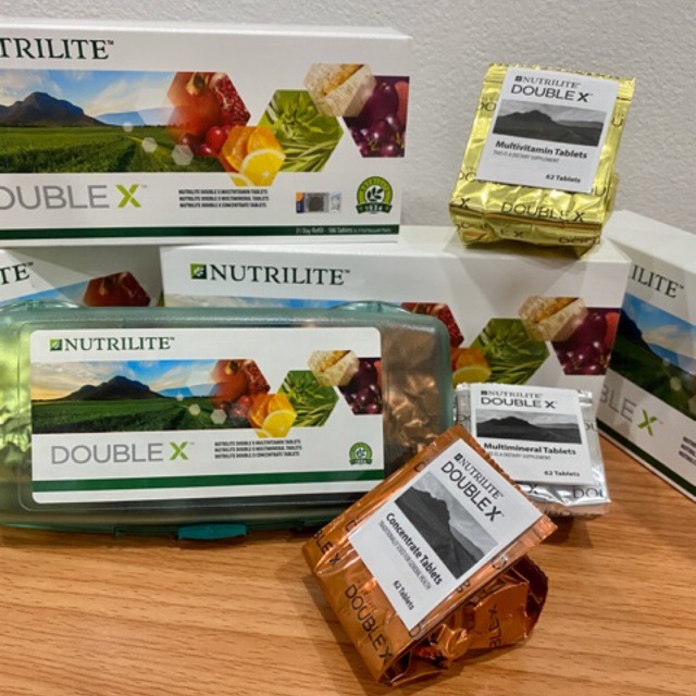 Nutrilite DOUBLE X (แบบตลับ และ รีฟิว) แท้ช็อปมาเลเซีย