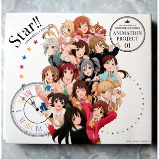 💿+📀 CD + BLU-RAY  CINDERELLA GIRLS : THE IDOL M@STER  ANIMATION PROJECT 01