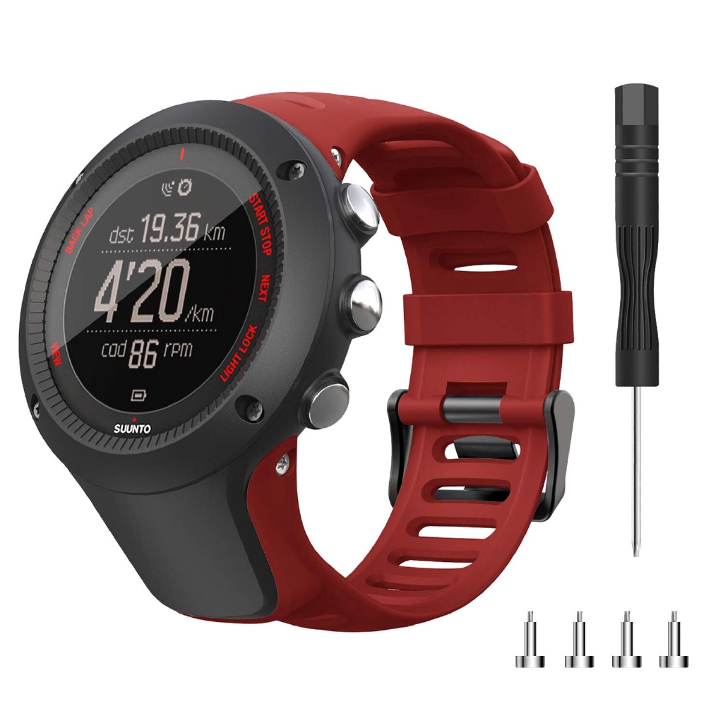 สายนาฬิกา ซิลิโคน สำหรับ Suunto Ambit1 Ambit 2 2R 2S Ambit3 3 p/3 s/3