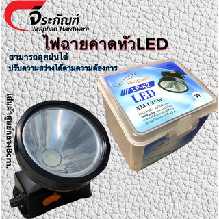 ไฟฉายคาดหัวไฟคาดหัวรุ่น LP-K2 - (XM-L35W) LEDไฟคาดหัวส่องสว่างพกพาไว้สำหรับเวลาฉุกเฉินที่อยู่ในที่มืด หัวใหญ่ ไฟแรง