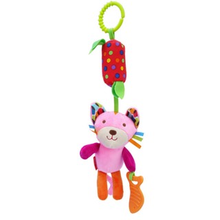 smartbabyandkid โมบายผ้า SKK เขย่ามีเสียงพร้อมยางกัด (แมว)