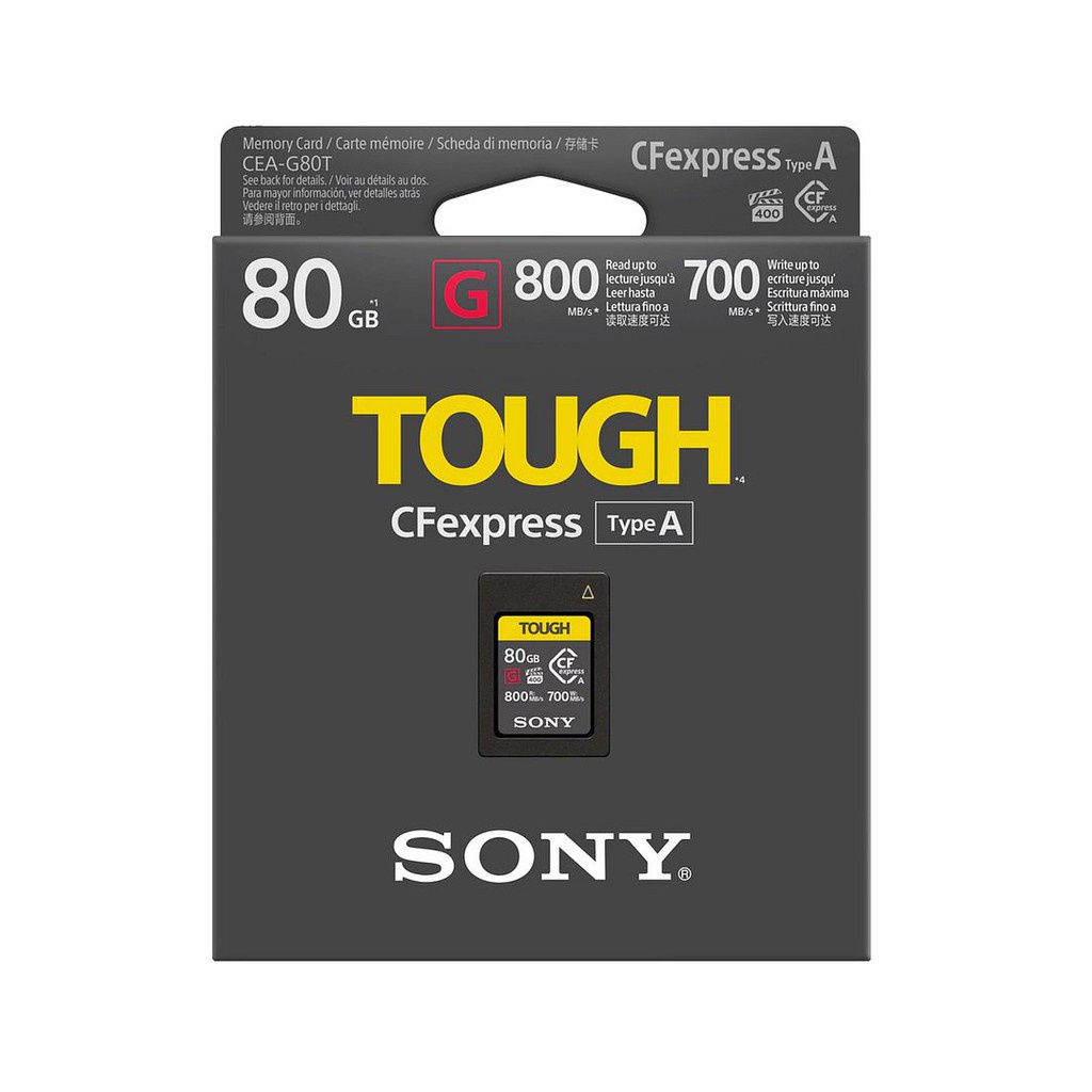 การ์ด Sony 80GB TOUGH CFexpress Type A CEA-G80T