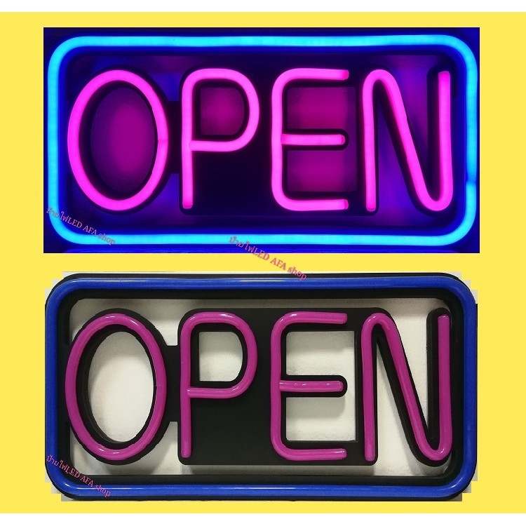 ป้ายไฟLED OPEN ป้ายไฟLED OPEN WELCOME