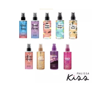 กลิ่นดูที่ชื่อตัวเลือกสินค้า (สเปรย์น้ำหอม) Malissa kiss Perfume Body Mist มาลิสสาคิส เพอร์ฟูม บอดี้มิสต์ ติดทนนาน 88ml.