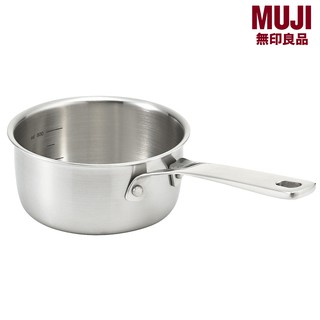 Muji หม้อสแตนเลสเคลือบอลูมิเนียม จากมูจิ 100%