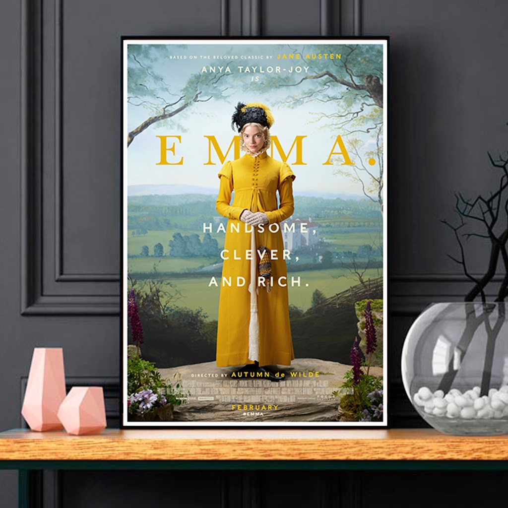 EMMA (2020) Posters  โปสเตอร์หนัง เอ็มม่า นิยายรักอารมณ์ดีของ Jane Austen /  Anya Taylor-Joy ภาพขนาด