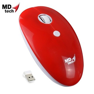 เมาส์ MD-TECH เมาส์ไร้สาย Wireless Mouse RF-A128 (คลิ๊กเงียบ)