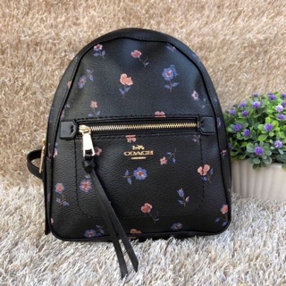 ANDI BACKPACK WITH VINTAGE PRAIRIE PRINT (COACH F49123) BLACK/MULTI/IMITATION GOLD