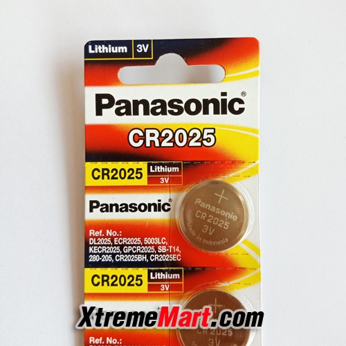 ถ่านกระดุม PANASONIC CR2025 3V Lithium Battery ของแท้ (ก้อนละ) Shopee