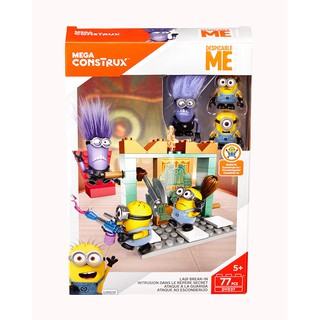 Clearance Sale Mega Construx ตัวต่อ มินเนี่ยน Despicable Me Secret Lair Break In Building Set ของแท้