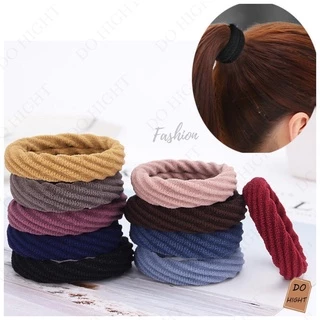 พร้อมส่ง⚡ มีเก็บเงินปลายทาง💸 ยางรัดผม สไตล์เกาหลี คละสี (ราคาต่อ 1 ชิ้น) : Do hight