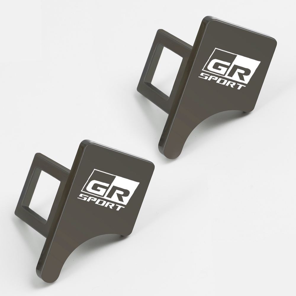 ตกแต่งบ้าน คลิปหัวเข็มขัดนิรภัยรถยนต์ โลหะผสมสังกะสี สําหรับ Toyota GR Sport Vios Yaris Corolla Cross CHR Avanza 1/2 ชิ้น ส่งด่วน สั่งเลย