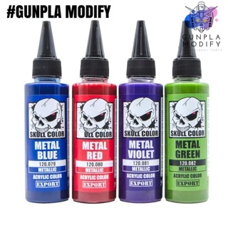 SKULL COLOR สีอะคริลิค ผสมสำเร็จ (สีเมทัลลิก) 60 ml