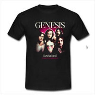 เสื้อยืดครอปเสื้อยืด พิมพ์ลาย Genesis BAND TourS-5XL