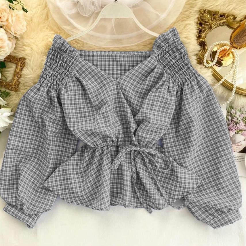 เสื้อเบลาส์ ผ้าฟลีซ ขนาดเล็ก แบบมืออาชีพ สไตล์เกาหลี สําหรับผู้หญิง ...