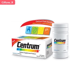 Centrum Lutein + Lycopene เซนทรัม +เบต้าเคโรทีน, ลูทีน และไลโคปีน บำรุงร่ายกาย และสายตา 30 เม็ดและ 90 เม็ด