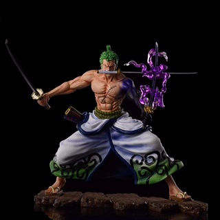 โมเดลฟิกเกอร์ PVC อนิเมะ One Piece Roronoa Zoro Fighting Ver. 20 ซม. ของเล่นสําหรับเด็ก