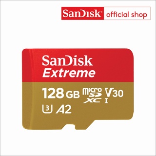SanDisk Extreme microSDXC UHS-I A2 128GB (SDSQXA1-128G-GN6MN) ความเร็วสูงสุด อ่าน 160MB/s เขียน 90MB/s