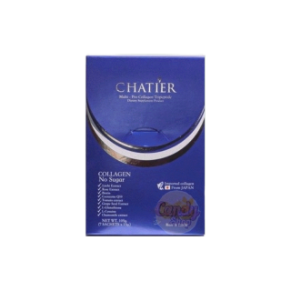 (รสลิ้นจี่ ) CHATIER Premium Collagen ชาเทียร์ คอลลาเจนน้องฉัตร 1 กล่อง 7 ซอง