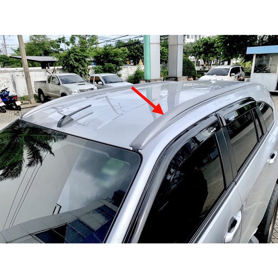 ราวหลังคา mux 2020 -2025 ยาวเต็มชิ้น​ ไม่มีรอยต่อ​ สินค้าผลิตในประเทศ Isuzu Mux 2020- 2025 roof rail