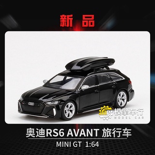 Minigt 1/64 Audi RS6 avant #257 โมเดลรถยนต์จําลอง wagon โลหะผสม สําหรับตกแต่ง