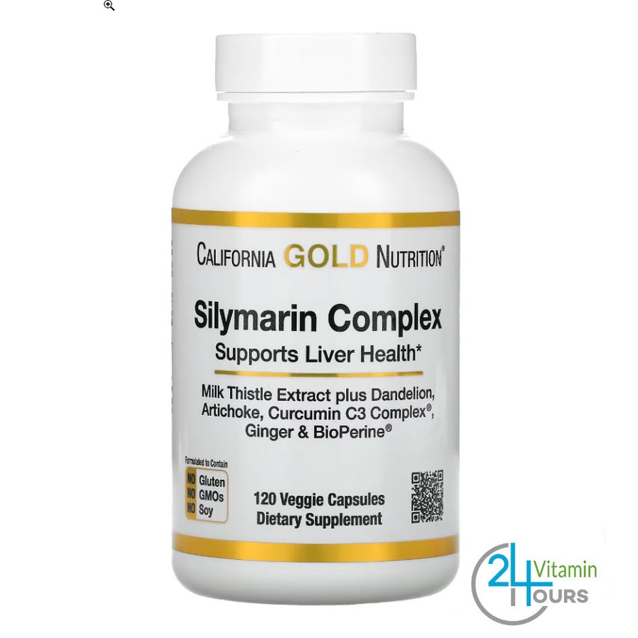 &lt; พร้อมส่ง &gt; California Gold Nutrition Silymarin Complex Liver Health, Milk Thistle 300 mg 120 Caps ลดไขมันพอกตับ