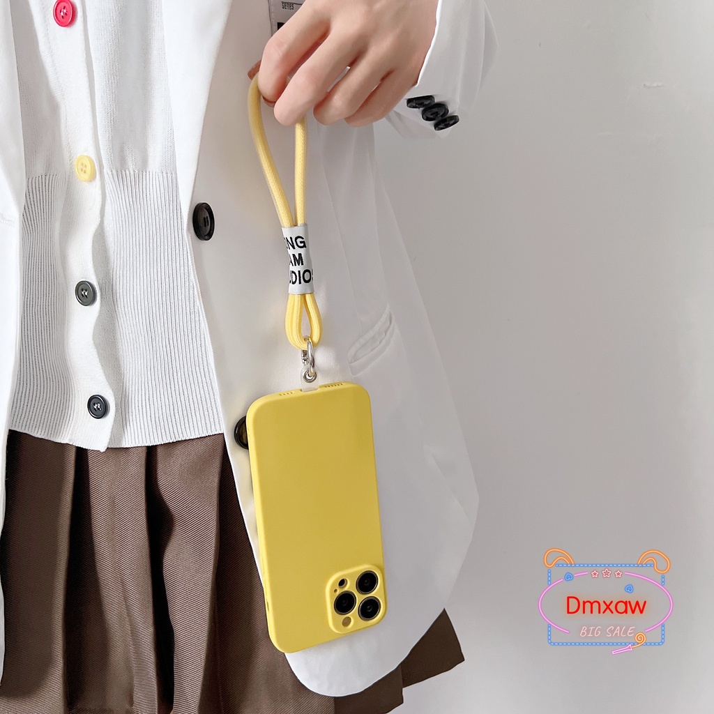 เคสโทรศัพท์มือถือ TPU แบบนิ่ม ป้องกันการสูญหาย พร้อมสายคล้อง สีแคนดี้ สําหรับ Samsung Galaxy Note 9 8 A7 A6 Plus A6+ 2018 A5 2017 - รูปที่ 2