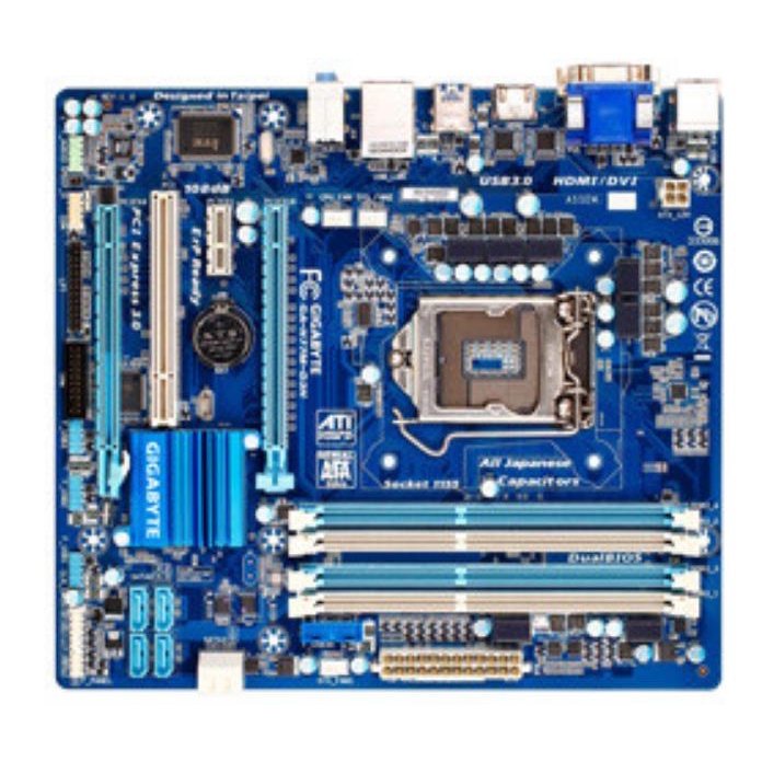 GA H77M-D3H คอมพิวเตอร์ เมนบอร์ด Mainboards LGA1155