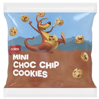 Coles mini chocolate chip cookies คุกกี้ชอคโกแลตชิพ ขนาด 180g products from Australia