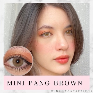 คอนแทคเลนส์สายฝอนัว mini pang brown ✨