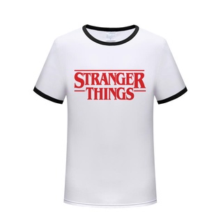 เสื้อยืด พิมพ์ลายกราฟฟิค Stranger Things 3 แฟชั่นฤดูร้อน สําหรับผู้หญิง 2022