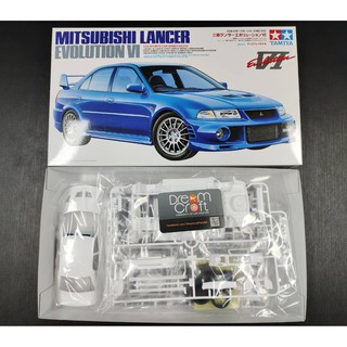 TAMIYA 1/24 Lancer Evolution VI (โมเดลรถยนต์ Model DreamCraft)