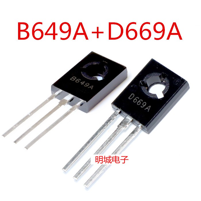 20 ชิ้น 2SB649A 2SD669A TO-126 B649A D669A ทรานซิสเตอร์