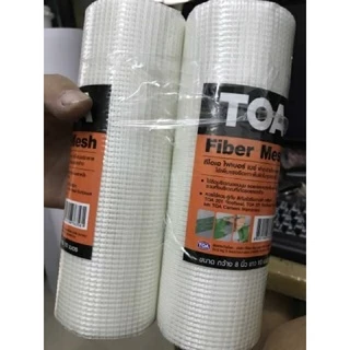 TOA fiber mesh ตาข่าย ไฟเบอร์เมซ ม้วนเล็ก 8คูณ10เมตร / ม้วนใหญ่ 1M x 10m ใช้ปูเสริมโครงระบบกันซึม (ราคาต่อ 1ม้วน)