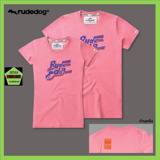 Rudedog เสื้อคอกลม ชาย หญิง รุ่น bubble21 สีชมพู