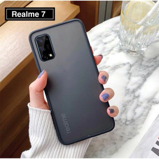 พร้อมส่ง Case Realme7 5G เคสกันกระแทก ปุ่มสีผิวด้าน ขอบนิ่มหลังแข็ง เคสโทรศัพท์ เรียวมี realme7 [ ส่งจากไทย ]