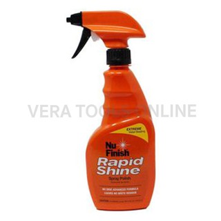 น้ำยาขัดเคลือบเงาสีรถยนต์ ขนาด 15oz  NU-FINISH NO.NFR-12 Nu Finish Rapid Shine Instant Detailer, Size 443ml