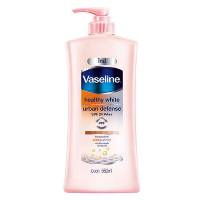 Vaseline 550ml. Healthy White Urban Defense SPF24 PA++ Body Lotion