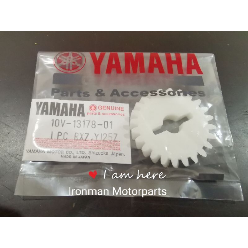 Yamaha RXZ 2T PUMP GEAR ญี่ปุ่น RXZ เกียร์ปั๊มน้ํามัน RXZ Y125 Z 2T PUMP GEAR Y125Z เกียร์ปั๊มน้ํามัน Y125Z PUMP Y125Z RXZ