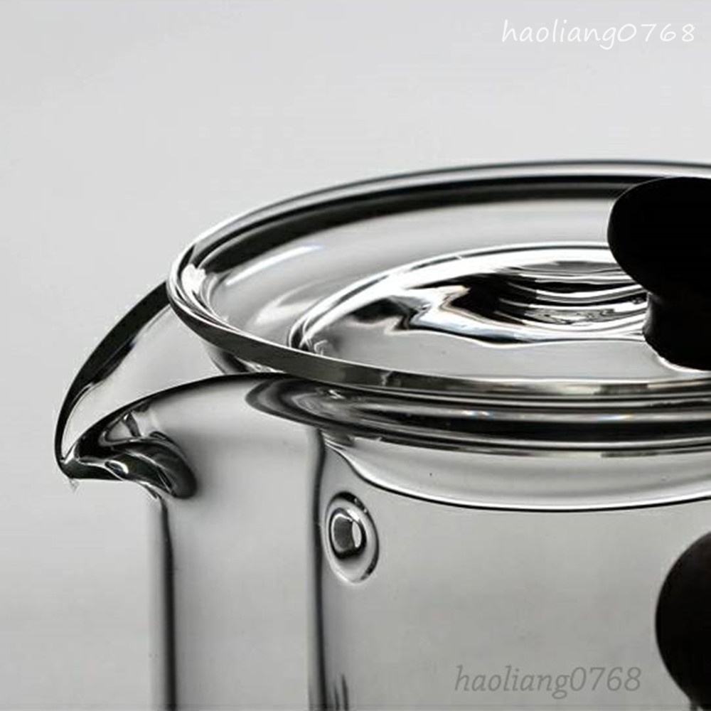 กาน้ำชาด้ามไม้ แก้วทนความร้อน Wooden handle teapot ✅สินค้าพร้อมส่ง ราคา ถูกที่สุด ดีลบีเคเค แกลเลอรีภาพที่ 8