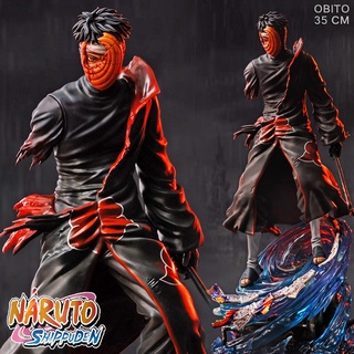 CW Studio Naruto Shippuden นารูโตะ ชิปปุเดง นินจาจอมคาถา Uchiha Obito โอบิโตะ อุจิวะ Tobi Kakashi Resin Statue Battle